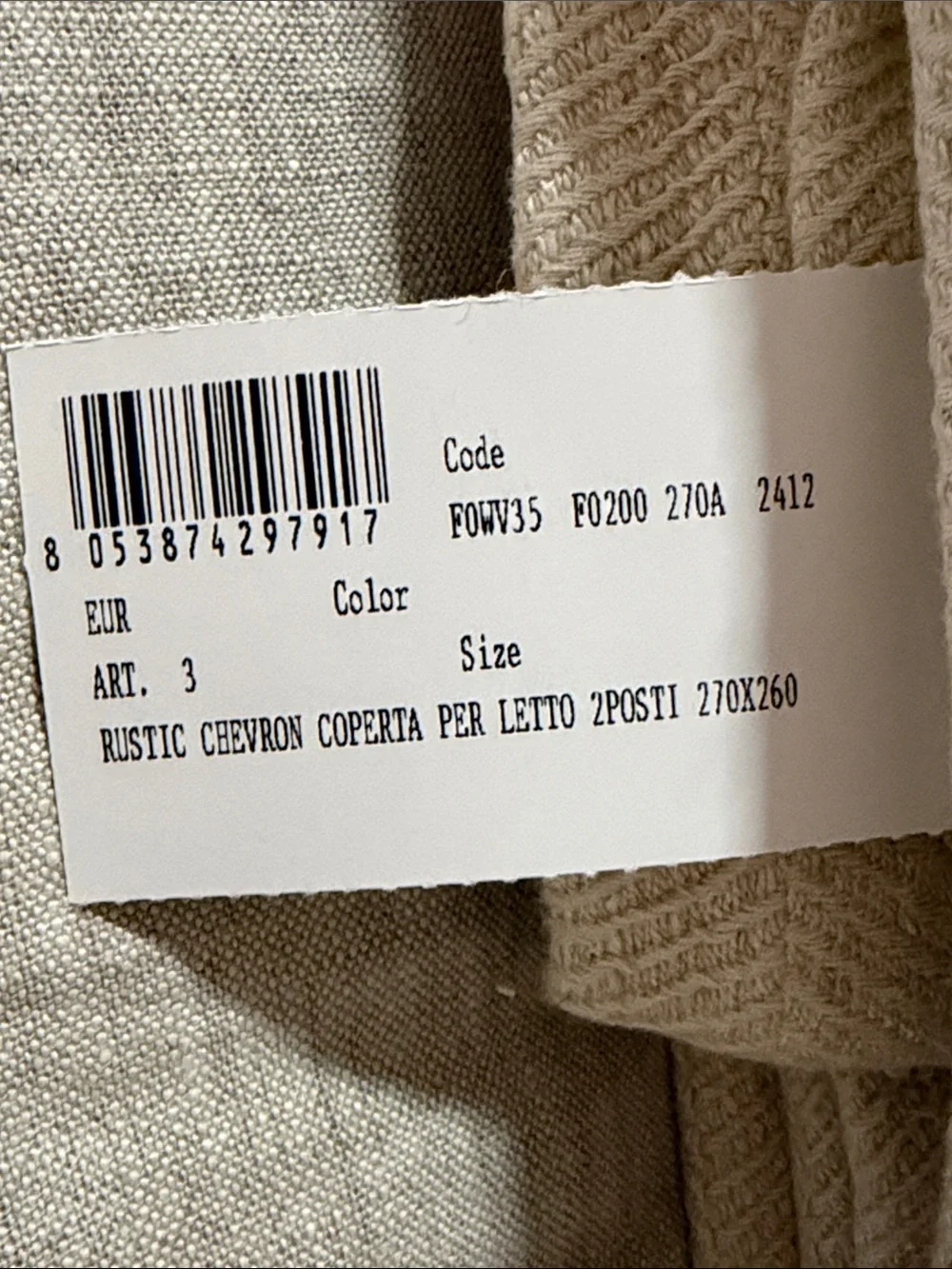 Frette soft throw